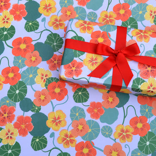 Nasturtiums Wrapping paper