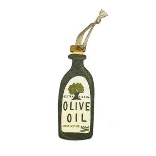 Olive Oil Bottle Christmas Decoration