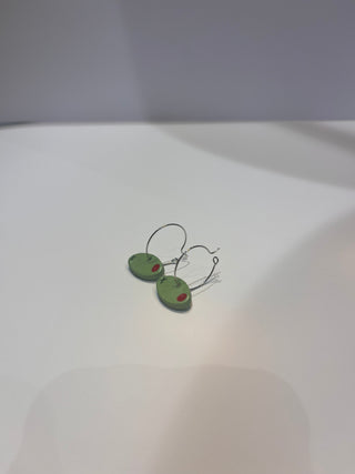 Charm Earrings - Olives