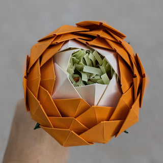 Origami Single Stem: Peony