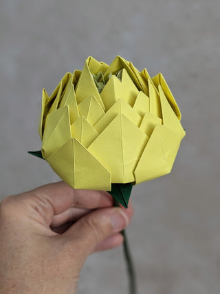 Origami Single Stem: Peony