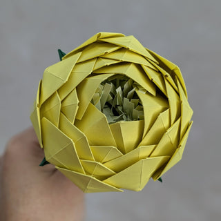 Origami Single Stem: Peony