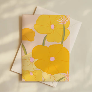 Pastel Poppies Card