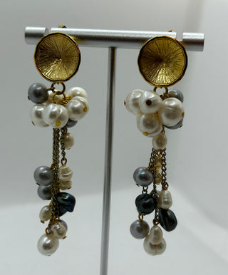 Pearl Explosion Earrings