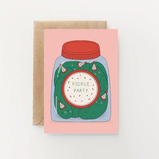 Pickle Party Greetings Card