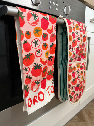 Pomodoro Tomatoes Tea Towel