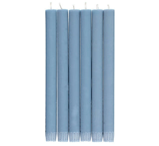 Pompadour Blue Dinner Candle