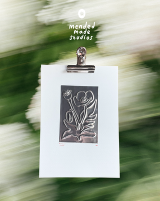 Poppies Hand Embossed Artwork