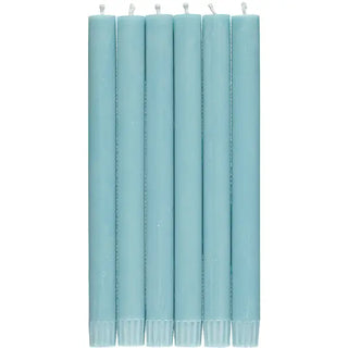 Powder Blue Dinner Candle