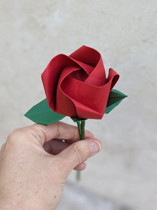 Origami Single Stem: Rose