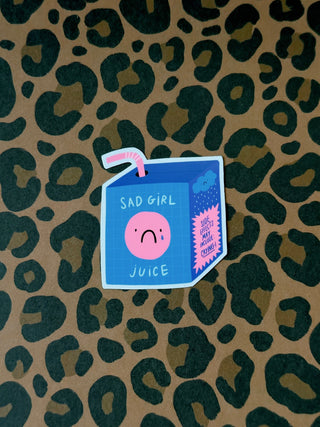 Sad Girl Juice Sticker