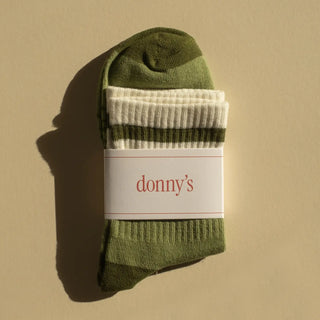Varsity Socks - Sage
