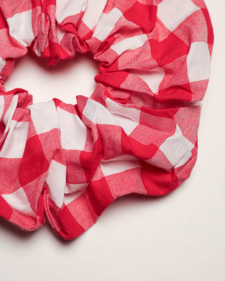 Scrunchie -  Gingham Red