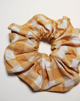 Scrunchie -  Gingham Yellow