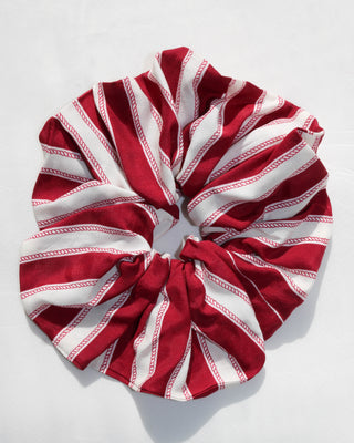 Scrunchie - Stripy red