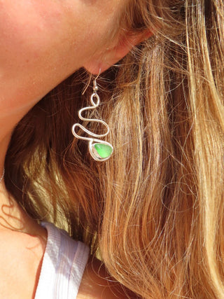 Seaweed Inspired Earrings