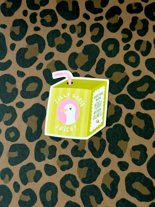 Silly Goose Juice Sticker