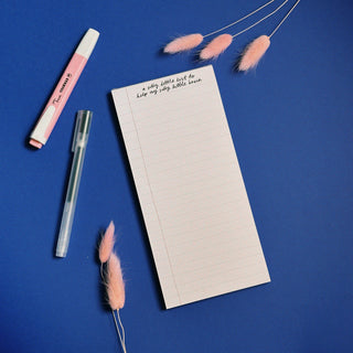 A Silly Little List to Help My Silly Little Brain Notepad