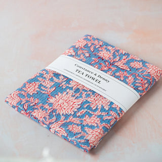 Block-Printed Tea Towel
