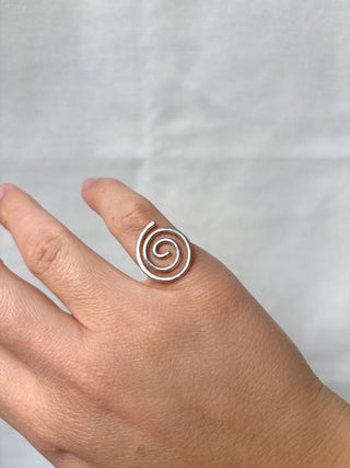 Small spiral ring