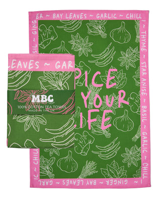 Spice Up Your Life Tea Towel