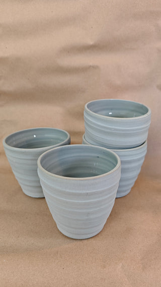 Blue Grey Spiral Cup