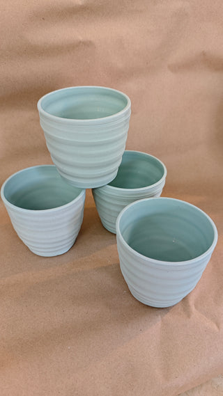 Light Blue Sprial Cup