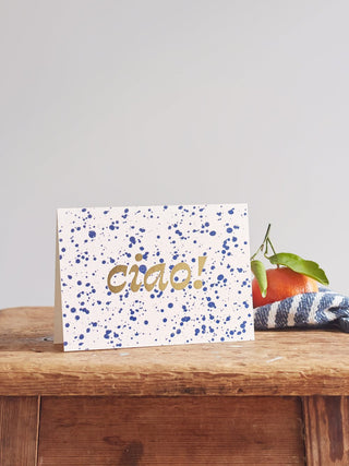 Ciao! Splatter Card