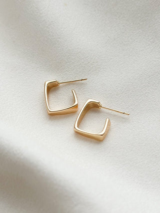 Rectangle Hoop Earrings