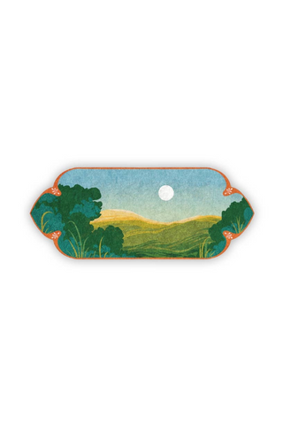Sunrise Meadows Glossy Sticker