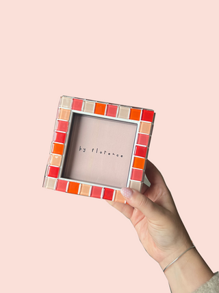 Confetti Glass Tiled Picture Frame - Sunset