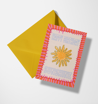 Happy Birthday Sunshine Card