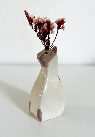 Tabby cat Vase