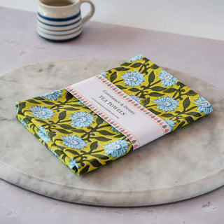 Pressed Petals Tea Towel