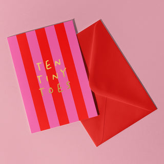Ten Tiny Toes Card