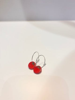 Charm Earrings - Tomatoes