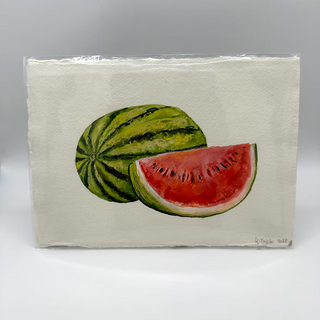 Watermelon A5 original painting