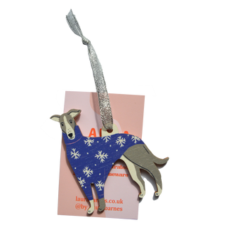 Whippet Dog Decoration