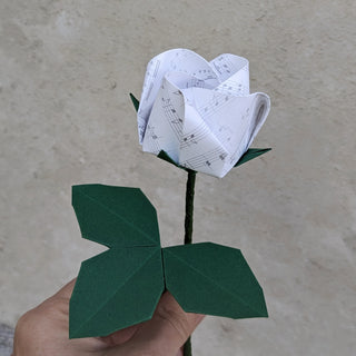 Origami Single Stem: Rose