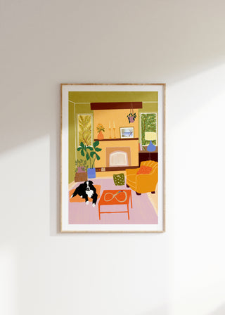 Woodland Home Art Print